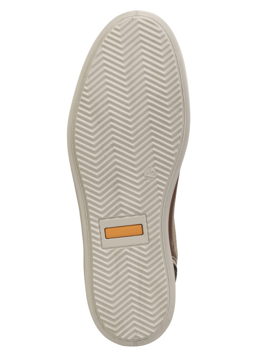 Slipper & Schnürschuhe - GINO Galante Sneaker mit Kontrast-Besätzen und Zierlochung, in Größe 040 bis 047, in Farbe BLAU Ansicht 10