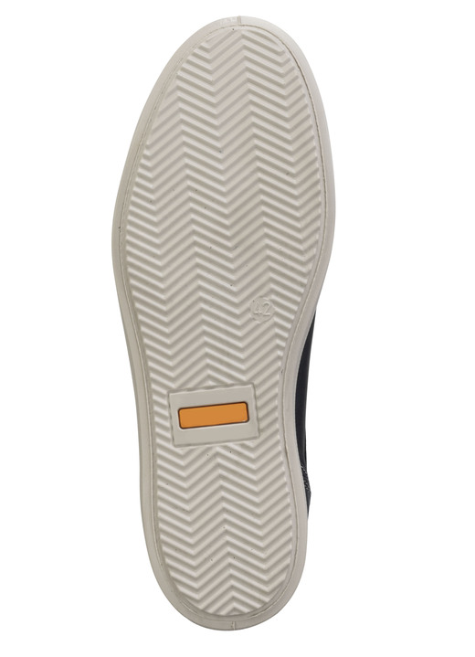 Slipper & Schnürschuhe - GINO Galante Sneaker mit Kontrast-Besätzen und Zierlochung, in Größe 040 bis 047, in Farbe BLAU Ansicht 3