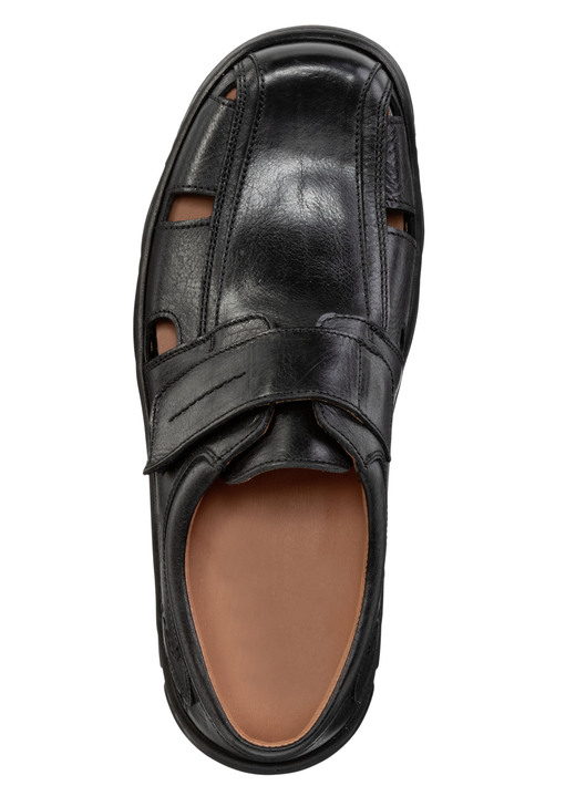 Slipper & Schnürschuhe - GINO GALANTE Slipper aus genarbtem Rind-Nappaleder, in Größe 040 bis 046, in Farbe COGNAC Ansicht 5