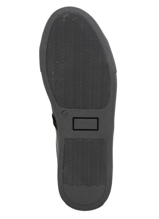 Slipper & Schnürschuhe - GINO GALANTE Sneaker aus Rind-Nappaleder, in Größe 040 bis 046, in Farbe SCHWARZ Ansicht 3