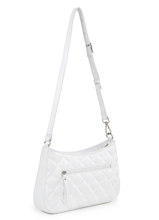 Taschen - Laurina Tasche mit angesagter Steppung und Ziernieten, in Farbe WEISS Ansicht 2