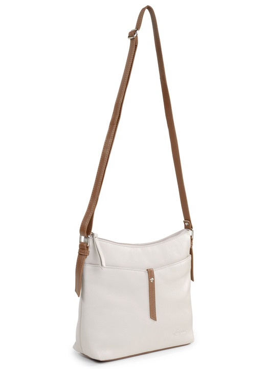 Taschen - Laurina, Tasche, Damen, mit verstellbarem Umhängeriemen, in Farbe SCHWARZ-COGNAC Ansicht 4