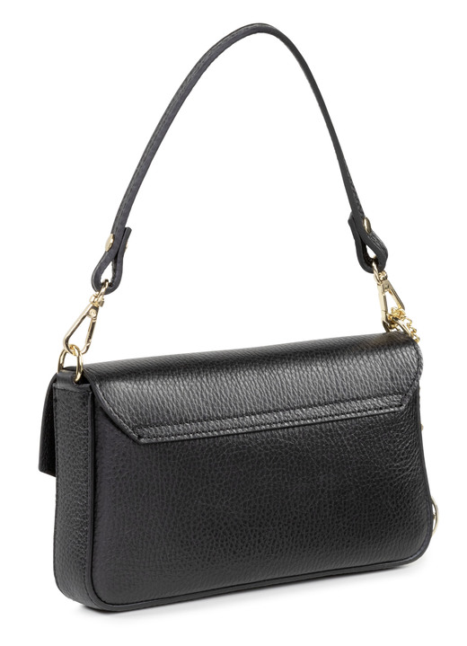 Taschen - Laurina Mini-Tasche aus genarbtem Kalb-Nappaleder, in Farbe SCHWARZ Ansicht 2