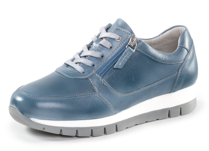 Komfortschuhe - ELENA EDEN, sportliche Damen-Sneaker, Weite H, mit herausnehmbarem Fußbett, in Größe 036 bis 042, in Farbe JEANS Ansicht 1