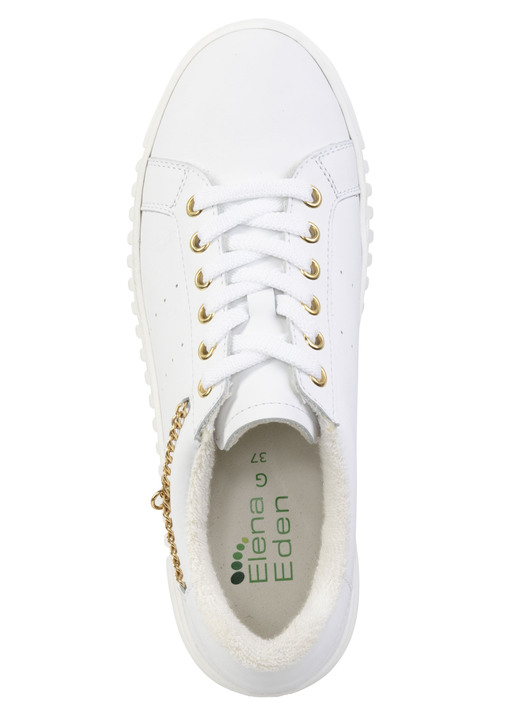 Komfortschuhe - ELENA EDEN, stylische Damen-Sneaker, Weite G, herausnehmbares Fußbett, in Größe 036 bis 042, in Farbe SILBER Ansicht 5