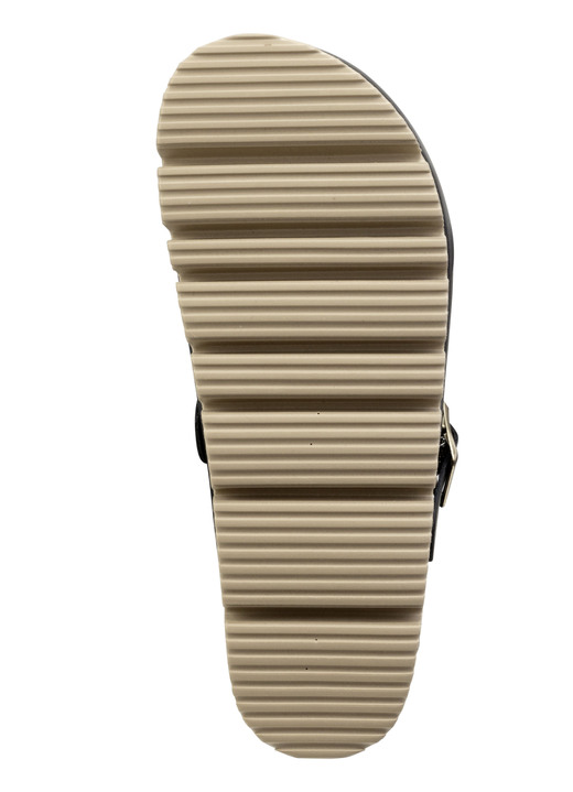 Komfortschuhe - ELENA EDEN, klassische Damen-Clogs, Weite H, mit Klettspange, in Größe 036 bis 042, in Farbe BEIGE Ansicht 6