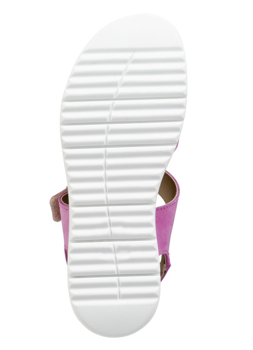 Komfortschuhe - ELENA EDEN, bequeme Damen-Sandalen, Weite H, mit herausnehmbarem Fußbett, in Größe 035 bis 041, in Farbe PINK Ansicht 3