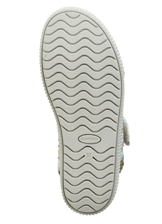 Komfortschuhe - ELENA EDEN Sandale aus interessantem Bast-Material, in Größe 036 bis 042, in Farbe BEIGE-MULTI Ansicht 6