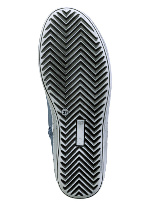 Komfortschuhe - Andrea Conti Schnür-Bootie aus fein genarbtem Nappaleder, in Größe 036 bis 042, in Farbe BLAU Ansicht 3