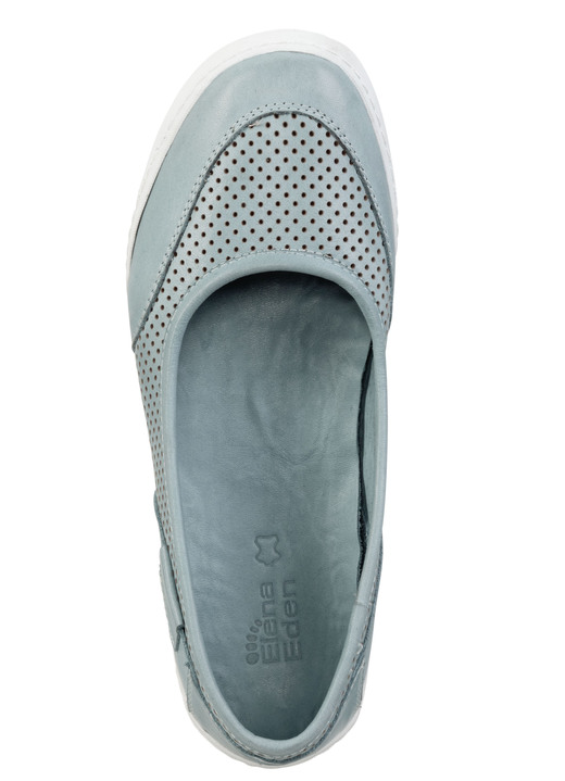 Slipper & Schnürschuhe - ELENA EDEN Sipper mit luftiger Perforation, in Größe 036 bis 041, in Farbe BLEU Ansicht 2
