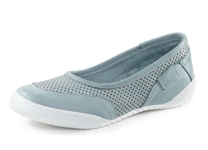 Slipper & Schnürschuhe - ELENA EDEN Sipper mit luftiger Perforation Slipper & Schnürschuhe - ELENA EDEN Sipper mit luftiger Perforation, in Größe 036 bis 041, in Farbe BLEU