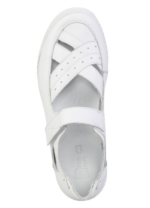 Slipper & Schnürschuhe - ELENA EDEN Slipper aus weichem Nappaleder, in Größe 036 bis 041, in Farbe WEISS Ansicht 2