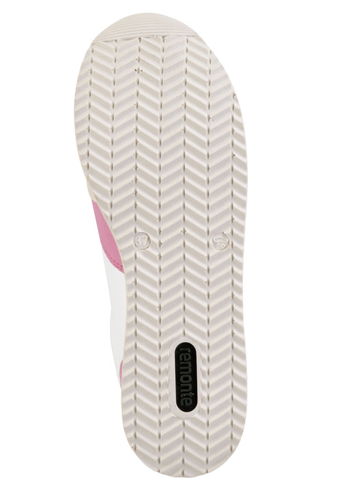 Komfortschuhe - Remonte Schnür-Sneaker aus Nappaleder, in Größe 036 bis 042, in Farbe CREME-BUNT Ansicht 3