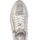 Komfortschuhe - Rieker Schnür-Sneaker aus bedrucktem Synthetikmaterial, in Größe 036 bis 042, in Farbe HELLBLAU-SILBER – Farbe HELLGRAU-SILBER – Ansicht 2