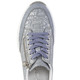 Komfortschuhe - Rieker Schnür-Sneaker aus bedrucktem Synthetikmaterial, in Größe 036 bis 042, in Farbe HELLBLAU-SILBER – Farbe HELLBLAU-SILBER – Ansicht 2