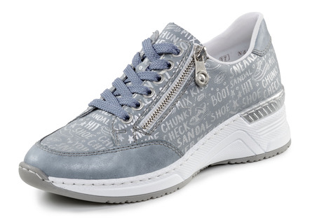 Rieker Schnür-Sneaker aus bedrucktem Synthetikmaterial
