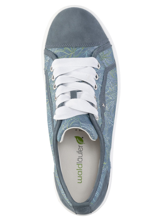 Komfortschuhe - Waldläufer Schnür-Sneaker mit verspieltem Druck, in Größe 3 1/2 bis 8, in Farbe WEISS-MULTICOLOR Ansicht 6