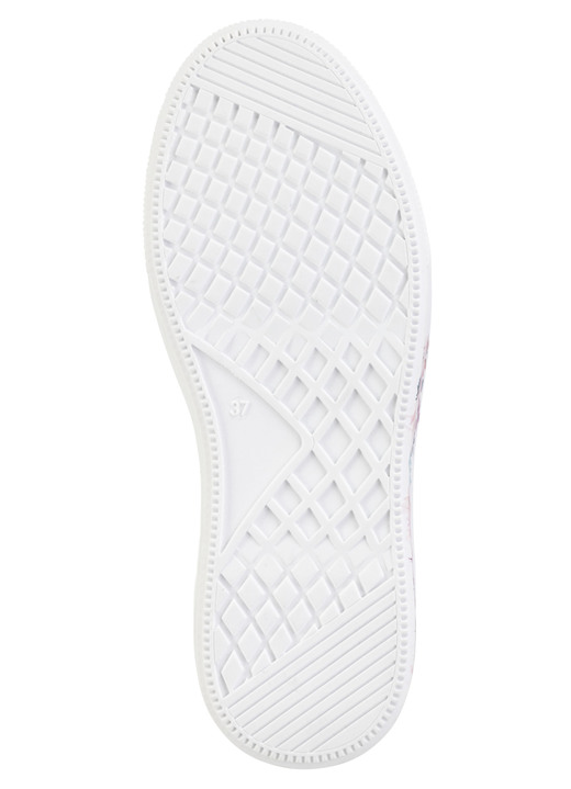 Komfortschuhe - ELENA EDEN Sneaker mit Blumen-Dessin, in Größe 036 bis 042, in Farbe WEISS Ansicht 3