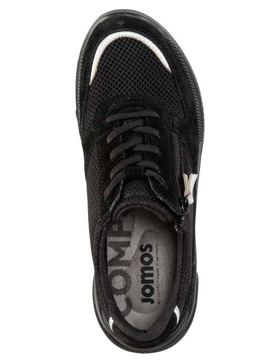 Komfortschuhe - Schnürschuh aus Meshmaterial und Veloursleder, in Größe 036 bis 042, in Farbe HELLBLAU Ansicht 5