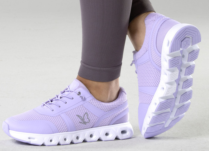 Komfortschuhe - Caprice, sportliche Damen-Sneaker, Weite G, mit herausnehmbarem Fußbett, in Größe 036 bis 042, in Farbe PFIRSICH Ansicht 8