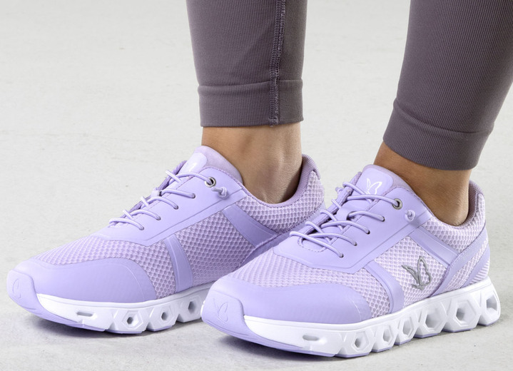 Komfortschuhe - Caprice, sportliche Damen-Sneaker, Weite G, mit herausnehmbarem Fußbett, in Größe 036 bis 042, in Farbe PFIRSICH Ansicht 7