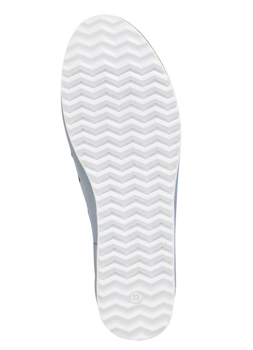 Slipper & Schnürschuhe - ELENA EDEN Slipper aus weichem Nappaleder mit Lochungen, in Größe 036 bis 041, in Farbe BLEU Ansicht 3