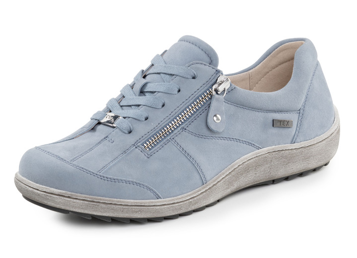 Komfortschuhe - ELENA EDEN, bequeme Damen-Schnürschuhe, Weite H, mit herausnehmbarem Fußbett, in Größe 036 bis 042, in Farbe JEANS Ansicht 1