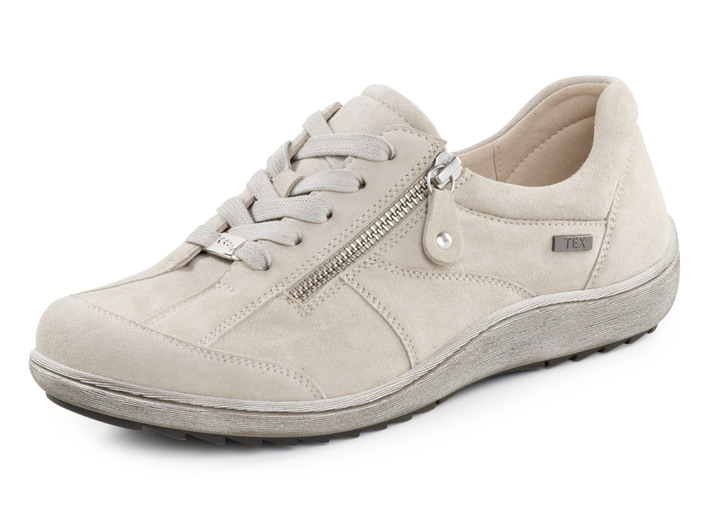 Komfortschuhe - ELENA EDEN, bequeme Damen-Schnürschuhe, Weite H, mit herausnehmbarem Fußbett Komfortschuhe - ELENA EDEN, bequeme Damen-Schnürschuhe, Weite H, mit herausnehmbarem Fußbett, in Größe 036 bis 042, in Farbe KIESEL