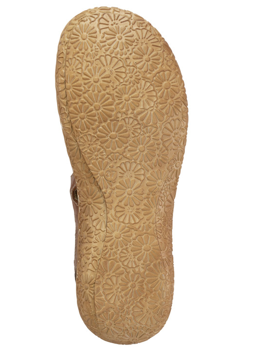 Komfortschuhe - ELENA EDEN Slipper aus Nappaleder mit Knitter-Struktur, in Größe 036 bis 042, in Farbe JEANS Ansicht 9