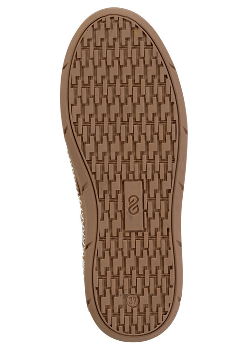 Komfortschuhe - ELENA EDEN, sommerliche Damen-Slipper, Weite H, mit Klettverschluss, in Größe 036 bis 043, in Farbe WEISS Ansicht 3