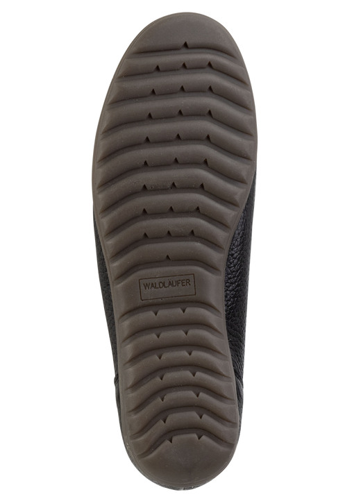 Komfortschuhe - Waldläufer, bequeme Damen-Slipper, Weite H, mit herausnehmbarem Fußbett, in Größe 3 1/2 bis 8, in Farbe WEISS Ansicht 6