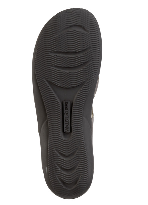 Komfortschuhe - Waldläufer Sandale mit verstellbaren Riemchen, in Größe 4 1/2 bis 9, in Farbe SCHWARZ Ansicht 6