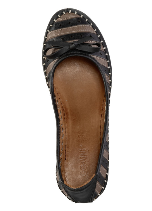 Komfortschuhe - Gemini, modische Damen-Pumps, Weite G, aus Leder, in Größe 036 bis 042, in Farbe WEISS-MULTICOLOR Ansicht 6