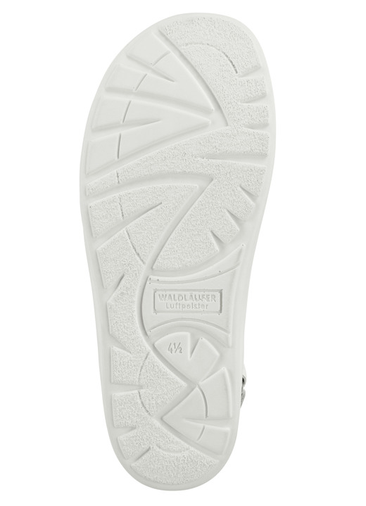 Komfortschuhe - Waldläufer, bequeme Damen-Sandalen, Weite H, mit herausnehmbarem Fußbett, in Größe 3 1/2 bis 8, in Farbe STAHLBLAU Ansicht 10