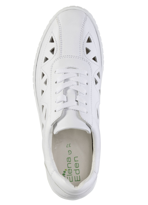 Komfortschuhe - ELENA EDEN Sneaker aus Veloursleder, in Größe 036 bis 042, in Farbe LAVENDEL-WEISS Ansicht 5