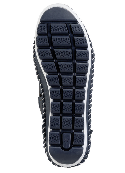 Komfortschuhe - Gemini Bootie mit Knitter-Struktur, in Größe 036 bis 042, in Farbe MARINE Ansicht 3