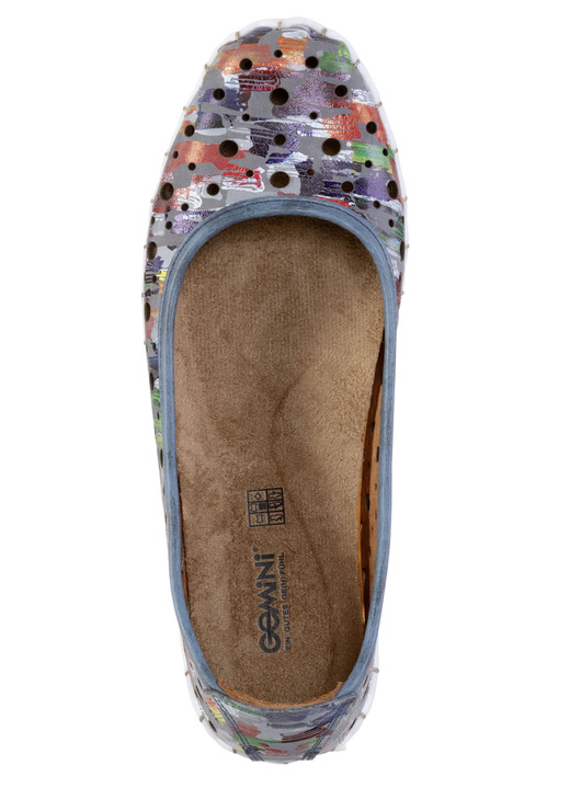 Komfortschuhe - Gemini Ballerina mit luftigen Durchbrüchen, in Größe 036 bis 042, in Farbe JEANS Ansicht 2