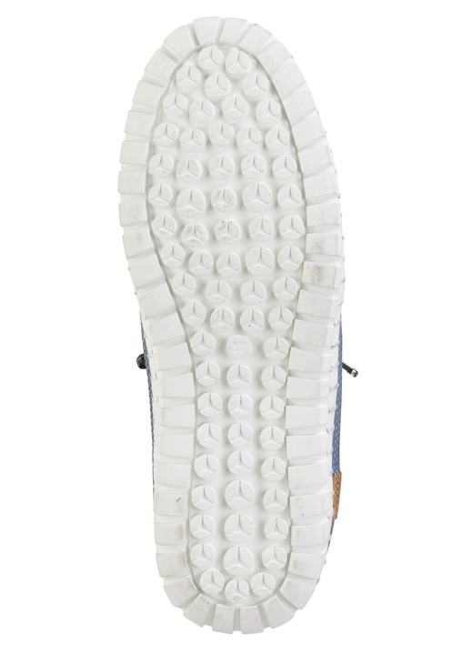 Komfortschuhe - Gemini, sommerliche Damen-Schnürschuhe, Weite G, mit herausnehmbarem Fußbett, in Größe 036 bis 042, in Farbe JEANS Ansicht 3