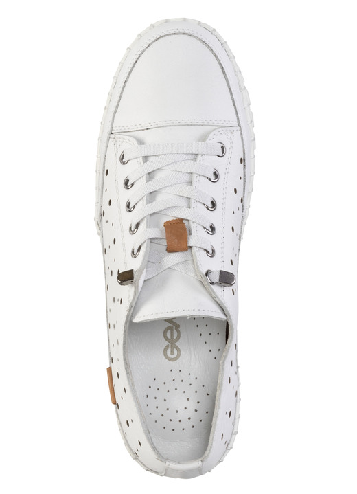 Komfortschuhe - Gemini, sommerliche Damen-Schnürschuhe, Weite G, mit herausnehmbarem Fußbett, in Größe 036 bis 042, in Farbe JEANS Ansicht 6