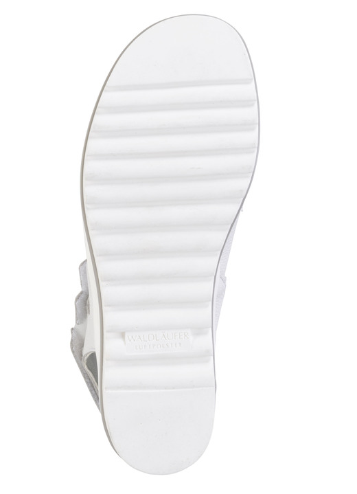 Komfortschuhe - Waldläufer, bequeme Damen-Sandalen, Weite H, mit herausnehmbarem Fußbett, in Größe 3 1/2 bis 8, in Farbe JEANSBLAU Ansicht 9