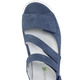 Komfortschuhe - Waldläufer, bequeme Damen-Sandalen, Weite H, mit herausnehmbarem Fußbett, in Größe 3 1/2 bis 8, in Farbe JEANSBLAU – Farbe JEANSBLAU – Ansicht 2