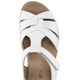 Komfortschuhe - ELENA EDEN, bequeme Damen-Sandalen, Weite H, mit herausnehmbarem Fußbett, in Größe 035 bis 041, in Farbe WEISS – Farbe WEISS – Ansicht 2