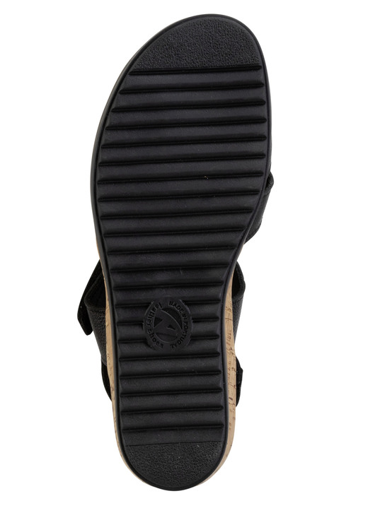 Komfortschuhe - ELENA EDEN, bequeme Damen-Sandalen, Weite H, mit herausnehmbarem Fußbett, in Größe 035 bis 041, in Farbe WEISS Ansicht 7