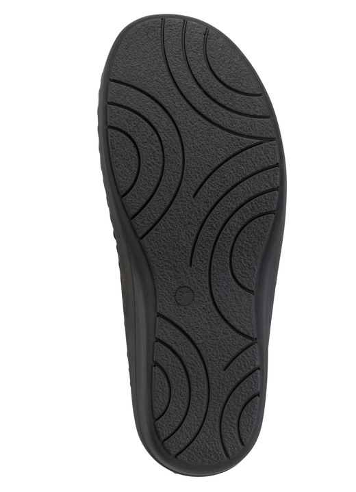 Komfortschuhe - ELENA EDEN Pantolette aus Nubukleder, in Größe 036 bis 042, in Farbe MARINE-BUNT Ansicht 3