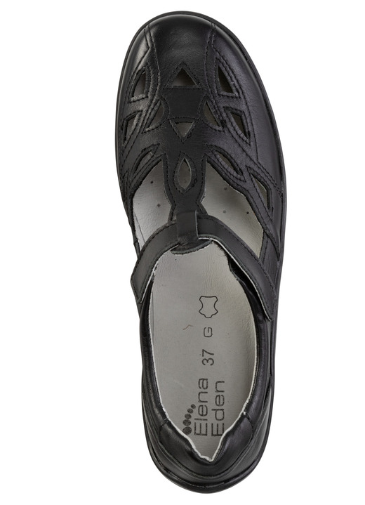 Slipper & Schnürschuhe - ELENA EDEN, sommerliche Damen-Slipper, Weite H, mit herausnehmbarem Fußbett, in Größe 036 bis 042, in Farbe BRONZE Ansicht 5