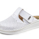 Komfortschuhe - Mubb, sommerliche Damen-Clogs, Weite H, mit herausnehmbarem Fußbett, in Größe 036 bis 042, in Farbe WEISS – Farbe WEISS – Ansicht 1
