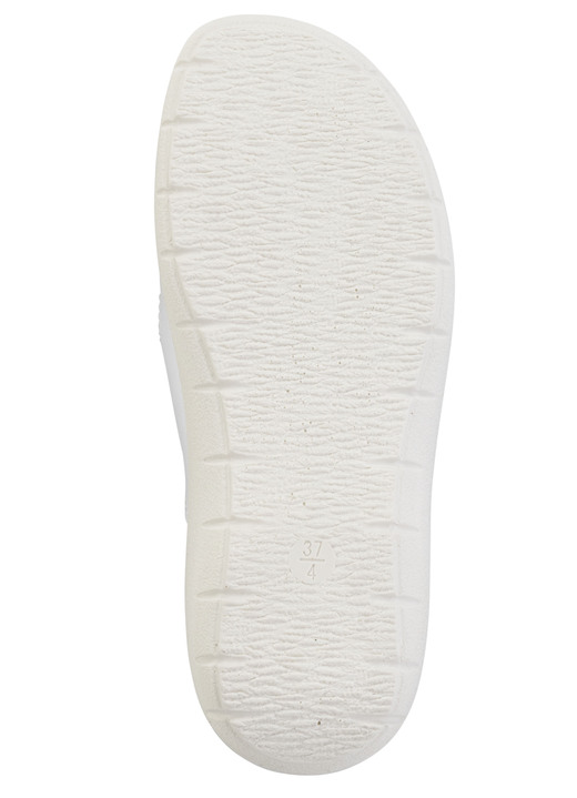 Mode - Zweierpack Pantoletten aus Nubuk- und Nappasynthetik, in Größe 036 bis 042, in Farbe 1X SCHWARZ, 1X WEISS Ansicht 6