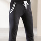 Freizeithosen - Freizeithose mit Dehnbund  – Farbe SCHWARZ Freizeithosen - Freizeithose mit Dehnbund , in Größe 019 bis 052, in Farbe SCHWARZ