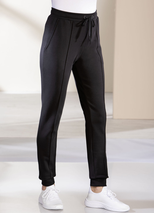 Freizeithosen - Freizeithose mit Biesennaht Ansicht 3 Freizeithosen - Freizeithose mit Biesennaht, in Größe 019 bis 052, in Farbe MARINE Ansicht 3