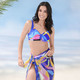 Strandmode - Pareo, individuell tragbar, in Farbe ROYALBLAU-BUNT – Farbe ROYALBLAU-BUNT – Ansicht 1